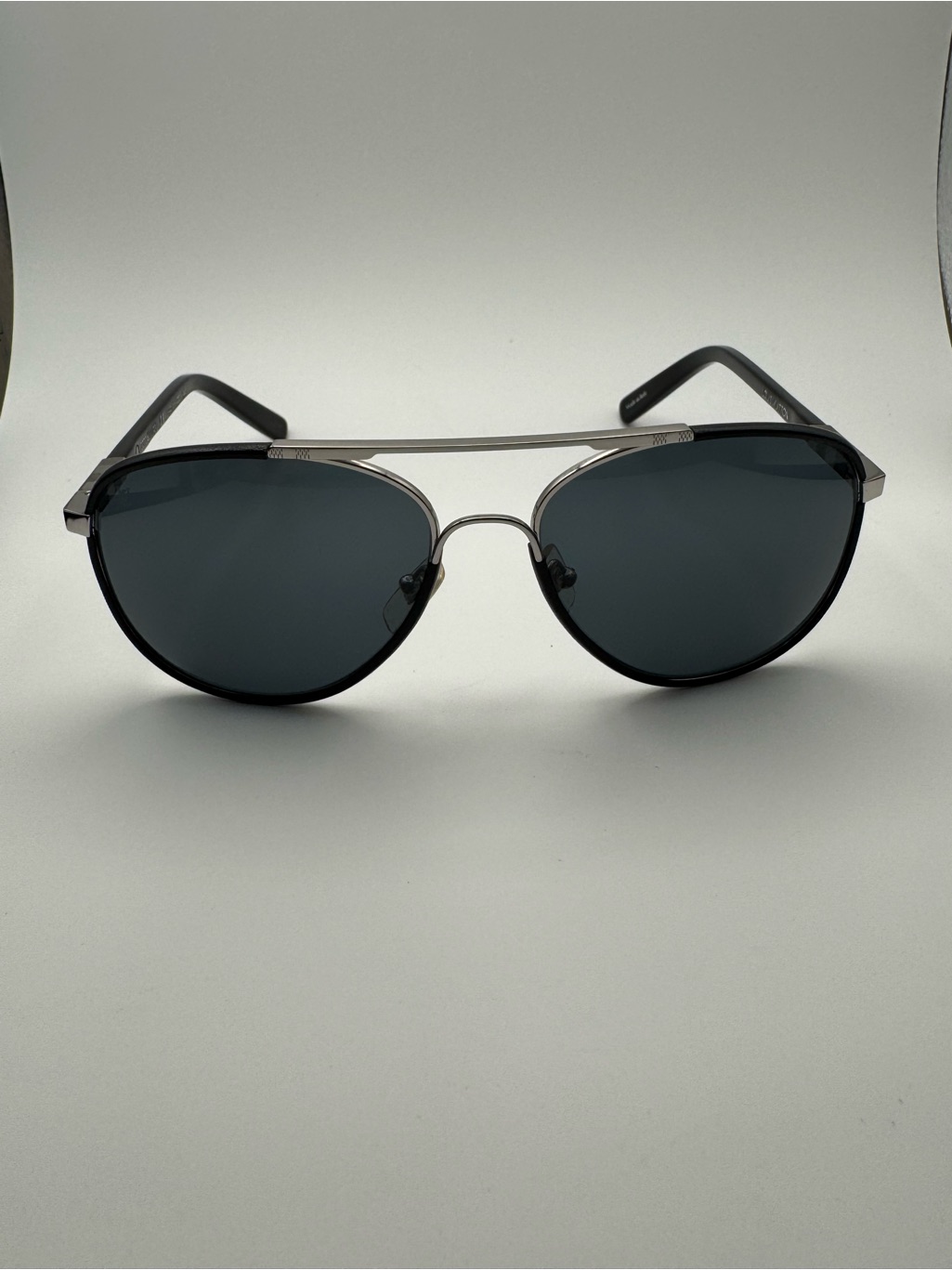 Authentic Louis Vuitton Men's Aviator Sunglasses - Black And Silver